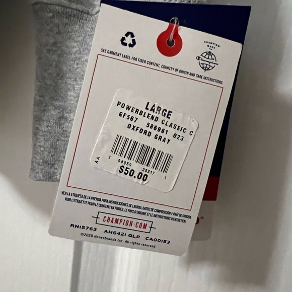 Champion sweatshirt size large NWT - Picture 4 of 9